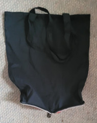 Golden Pacific Reusable Grocery Bag Black Pocket Size Compact Beach Toys Snacks
