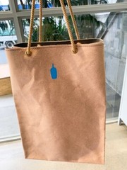 Blue Bottle Coffee x MAKOO Shopping Bag S & M Set Recycled Leather JAPAN NEW