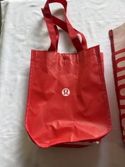 LULULEMON Reusable Shopping Tote Bags Multi Sizes Lot Of 3
