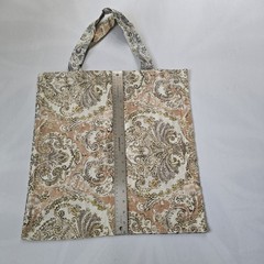 Paisley Pattern Foldable Fabric Reusable Bag Medium Multicolor Two-Piece