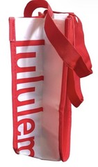 Lululemon Small Red & White Logo Reusable Shopping Bag