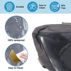 30 Cans Insulated Cooler Bag Reusable Soft Portable Grocery Shopping Tote