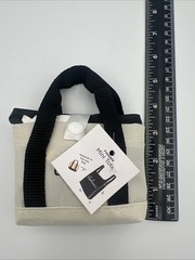 Gelson’s Limited Edition Mini / Micro Tote with Foldable Nylon Shopping Bag New