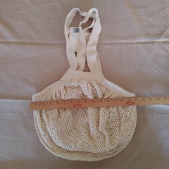 3 Farmers Market Bags Net Mesh Veggie Muslin Shopping Sustainable Organic Lot