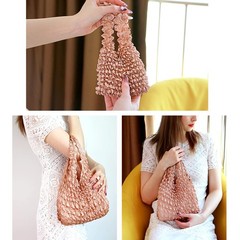 3PCS Magic Stretch Portable Foldable Handheld Bags Reusable Grocery Carrier