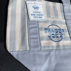Trader Joe’s Canvas Mini Tote Bag PICK YOUR COLOR