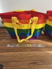 IKEA Storstomma Small Pride Bag Rainbow Reusable Shopping Tote LGBT USA