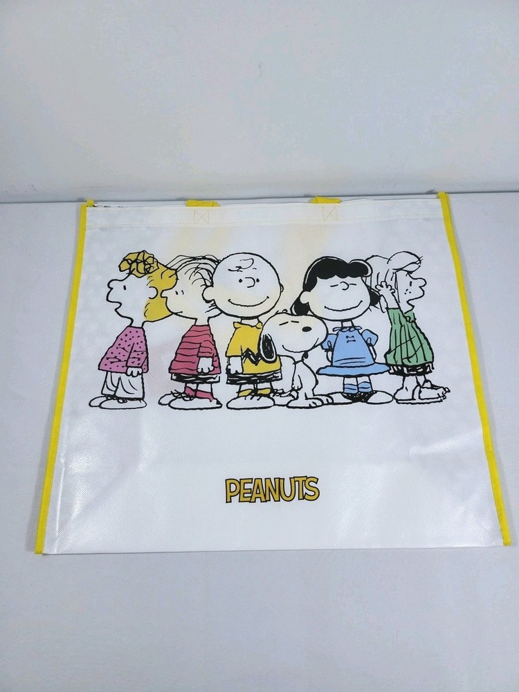 Peanuts Gang New Reusable Shopping Bag Grocery Travel Bag 19.5″x17.5″x7.25″