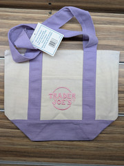 Trader Joe’s Mini Tote Bag Lavender – NWT – Pastel Retail Store