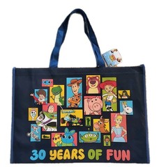 TOY STORY 30 YEARS OF FUN Blue XL Reusable Tote/Shopping/Gift Bag New Free Ship!