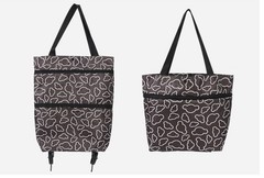 Portable Folding Reusable Shopping Bags Small Pull Cart Buy Shopping Trolley Bag