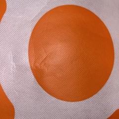 Orange Theory Fitness Reusable Shopping Tote Bag Small Orange And White Qty 1
