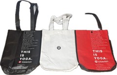 Lululemon Reusable Bags/Totes Lot Of 3 Errands Shopping Handy