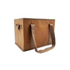 2 PCS Collapsible Reusable Shopping Box Bag Set Reinforced Bottom Storage Bins