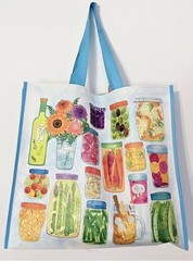 Canning Pickles Beets Olives Jam Jars Shopping Bag Reusable TJ MAXX BRAND NEW