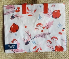 Trader Joe’s Reusable Holiday Gift Bag White NEW with Tags