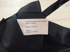 Original Tesla Reusable Tote Bag 8″W x 10″L Black