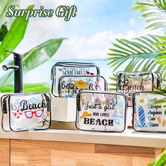 Cunno Makeup Bags Gifts for Women Teacher Beach Cruise Swim Nurse Multicolor