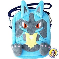 MORIMOTO Pocket Monster Plush Pouch MU RM-7489 H20cm W14.5cm D5cm