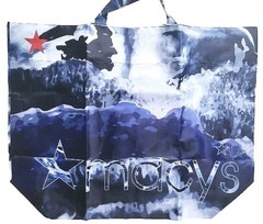 MACY’S “OCEANCYCLE” REUSABLE LIGHT SHOPPING/TOTE BAG – “OCEAN WAVES”