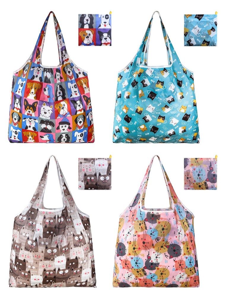 Reusable Grocery Bags, Washable Shopping Tote Bag Personalized Gifts For Women