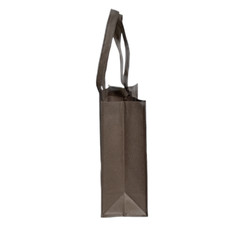 Non-Woven Shopping Bag Reusable Gift & Promotional Bag Wholesale Brown 100 Pack