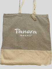 Panera Bread – NEW – Cotton – Canvas – Tote Bag Reusable (16”x14.5”) Tan/Beige
