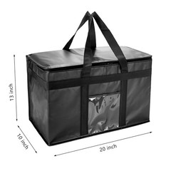 Yalin XXXL Large Insulated Cooler Bag, Styrofoam Cooler of Keep XXL (Pro) Black