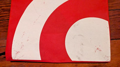 Reusable Red Target Shopping SMALL Tote Bag 11.5×15.5 target logo