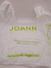 JoAnn Stores Fabric And Crafts Plastic Shopping Bag