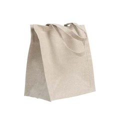 Rigid Linen Tote Bag