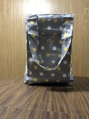Sachi Insulated Bag Tote Foldable Snap Lunch Zipper Pocket Pot Luck Tailgate