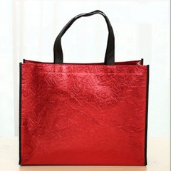 Eco Tote Shopping Bag Foldable Laser Coated Waterproof Reusable Non-woven Fabric
