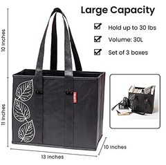 PLANET E Reusable Shopping Bags, Heavy Duty Foldable Grocery Bags with Handle…