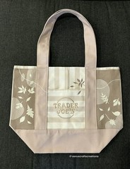 Made To Order – 4PC Hand-Painted Trader Joe’s Striped Mini Totes in all colors