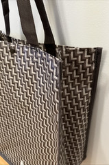 LULULEMON 2025 HOLIDAY Large Shopping Bag L-pattern Dark Gray