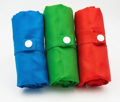 Reusable 3-Pack Grocery Shopping Totes Bags Recycled Eco Friendly 15″ New