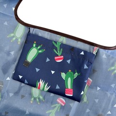 Wrapables Large & Small Foldable Tote Nylon Reusable Grocery Bags, Set of 2