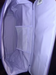 NWT Trader Joe’s Lavender Purple Reusable Insulated Shopping Tote Bag LARGE 8gal