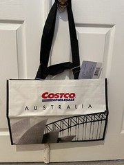 AUSTRALIA BRAND NEW COSTCO ECO Friendly REUSABLE BAG 20″ x 14″ x 11″ RARE AUSSIE