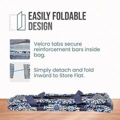 Extra Large Utility Tote Bag – Oversized Collapsible Reusable Wire Frame Rect…