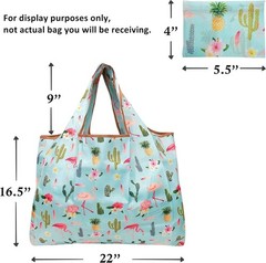 Eco-Friendly Large Nylon Tote Bag – Foldable & Waterproof for All Your Groceries
