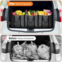 Reusable Grocery Bags 8 Pack – Large 35L Water-Resistant Totes, Foldable Shoppin
