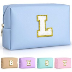 TOPEAST Travel Toiletry Bag – Essentials, Cute Small Makeup Sky Blue
