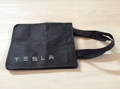 Original Tesla Reusable Tote Bag 8″W x 10″L Black