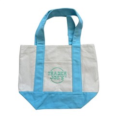Trader Joe’s Mini Canvas Reusable Tote Bags Colorful Canvas Tote Bag 10 Colors
