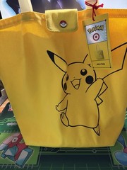 Pokemon X Target Reusable Canvas Yellow All-in Tote Bag Pikachu 30th Anniversary