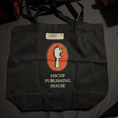 MSCHF Branded books tote bag
