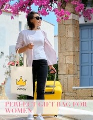 Dreubea DIY Canvas Tote Bag for Women -‎16 x 14.9 x 25.8 inches
