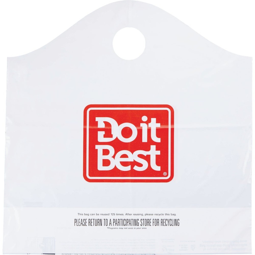 Do it Best Reusable Plastic Shopping Bag (250-Pack) 90286 SIM Supply, Inc. 90286